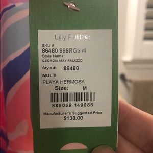 Lilly Pulitzer pants -  brand new, stretchy